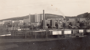 Zlín před bombardováním, asi 1944. Zdroj: archiv pamětníka