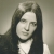 Lenka Nováková na maturitní fotografii, 1972