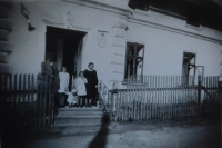 The Lasermann House in Hynčice nad Moravou, where the witness served
