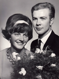 Svatební fotografie Jindřicha Machaly, 1966