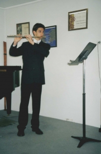 Albínov syn Richard - ekonóm a flautista