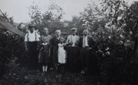The family in Hynčice nad Moravou