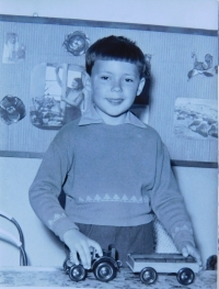 Stanislav Stojaspal in his childhood