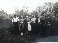From the left: Josef Matys, Anna Matysova, Brigita Filip, someone and Emil Filip