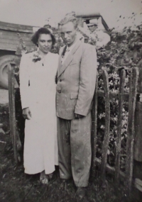 With her husband Jevgen