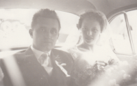 Wedding photo of the Míkas, 19 August 1961