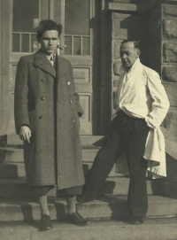 1941 - Karel Dobruský manžel a jeho otec Karel Dobruský