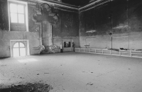 Installation of an exhibition 9&9 in the cloister of Plasy in 1981