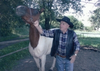 Gustav se svým koněm
