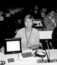 Tisková konference k cenám Cersaie, Bologna, 2002