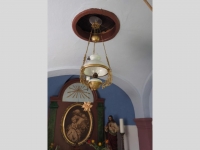 Lampa v kapličce v Liščí - svépomoc