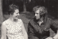S bratrem Petrem, asi 1970