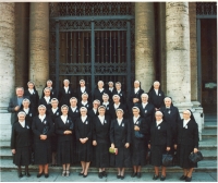 Rome, canonization of Anežka Česká, November 13, 1989