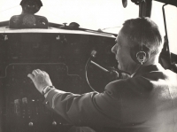 It took a long time before Jan’s eyes started to shine and a gentle smile returned to his face. It was the result of partial rehabilitation in the early 1960’s and consequently, the possibility to return to the love that never betrayed and never left him – to flying, even if only as the first officer as shown on this photograph.