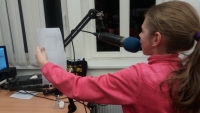 Recording with students of elementary school in Úvoz in the Czech Radio