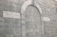 Jerusalem - entrance to Pilate's house where Jesus was sentenced to death