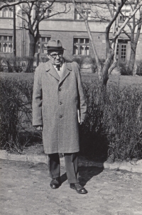 Jan Škramovský, father of Eva Pacovská, Prague, around 1960