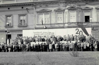 Oslavy osvobození Holešova, nejspíš rok 1965
