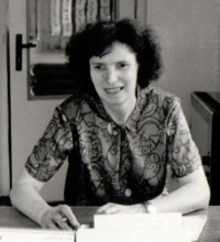 Marta Čermáková na dobové fotografii.