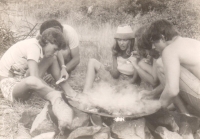 Eva Vorlíčková uprostřed / Bulharsko / 1981