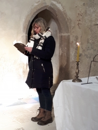 Eva Vorlíčková v kostele sv. Víta v Zahrádce / 2016