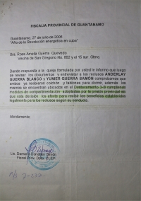 Anderlay Guerra Blanco - informe de fiscalía provincial