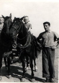 Josef Davídek v létě roku 1953