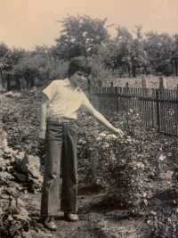 Markus Rindt as a child in the border area