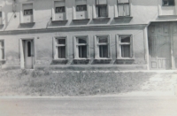 The family homestead in Kurovice. The picture was taken in the 1950s 