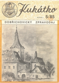 The cover of the magazine Dobřichovické kukátko, which Vladimír Czumalo began publishing in a small circle of supporters in 1985