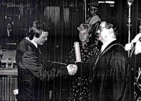 Jiří Bauer at graduation in 1979
