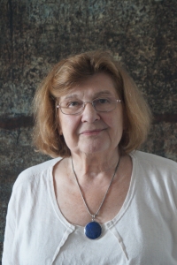 Milena Jelinek, jún 2019, v jej byte na Manhattane