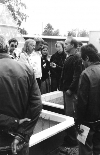 Během konference v Třeboni (1984)