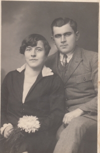 Rodiče pamětnice Jan a Marie Liškovi (30. či 40. léta 20. století)