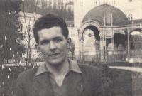 Bratr Jan Liška v Karlových Varech v roce 1952