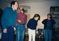 Christian meetings at the parsonage in Nová Paka, early 1990s