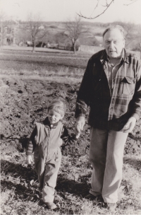 Sergej Machonin with his son Honza, who is a renown journalist and Russian studies scholar.