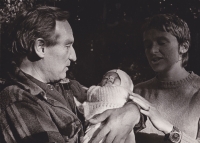 Sergej and Drahoslava with their daughter Tereza