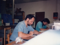 Work in the ZPA company, Nová Paka, early 1990s