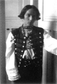Sergej Machonin at the turn of the 1920s/1930s, when he acted in a community theatre Tyl in Prostějov. Photo from the Czech community theatre database