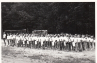 Tábor Ledeč nad Sázavou 1967-1971 nástup na olympiádu