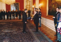 President Václav Havel appointing Josef Baxa president of the Supreme Administrative Court

