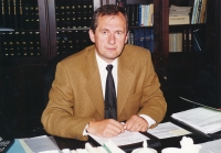 Josef Baxa as a Deputy Justice Minister, 2000 
 