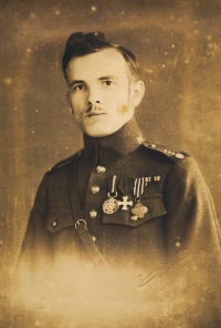 Josef Zrůst, dědeček pamětníka, legionář