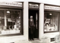 Groceries of M. Čermák´s father during the Protectorate