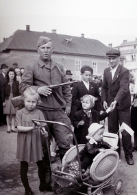End of war in Luka nad Jihlavou (May 1945)