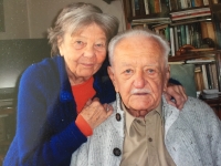 Lázló Regéczy-Nagy with wife, 2019