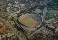 Postcard of the Tokio stadium during the Olympic games in 1964