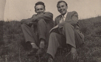 Antonín Pavel Kejdana s Františkem Čadou, 1963