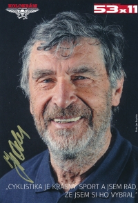 Jiří Daler on the cover of a magazine (53x11) in 2016